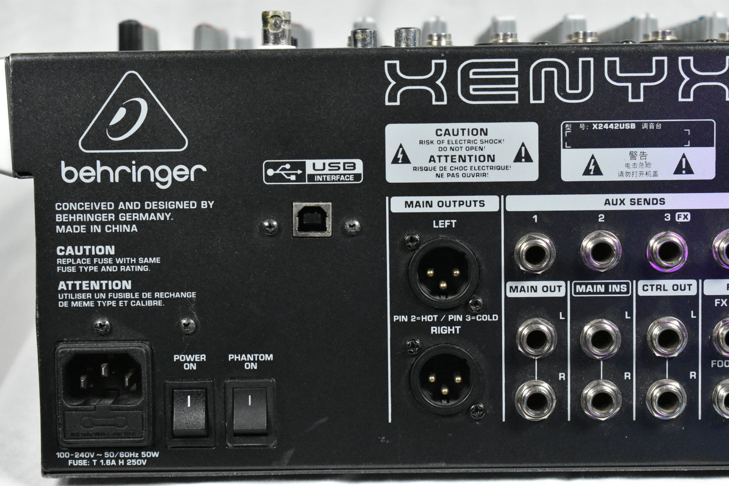 behringer xenyx x2442usb