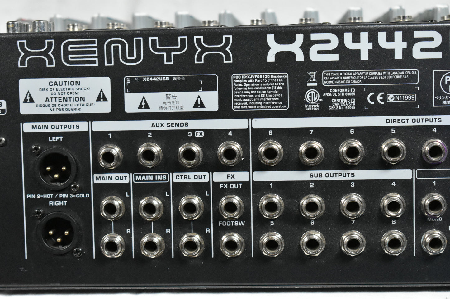 behringer xenyx x2442usb